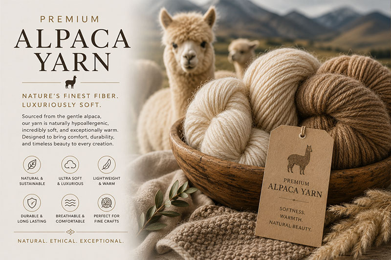 Alpaca Yarn Rug