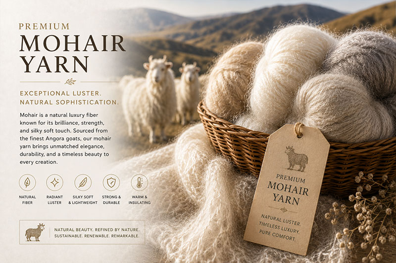 Mohair Yarn Rug
